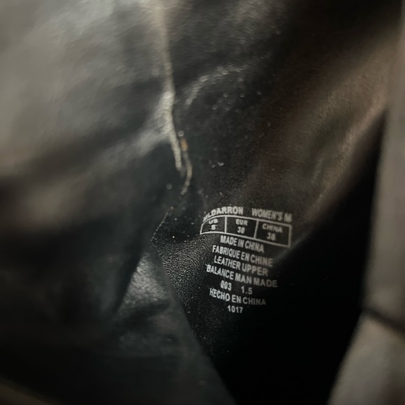 Marc Fisher Black Heel Leather Boot - Picture 5 of 6